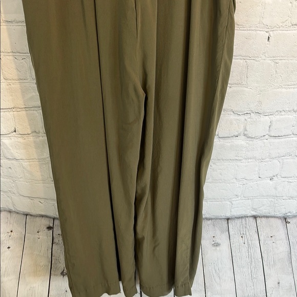 Anthropologie Point Sur Olive Green Sleeveless Jumpsuit - Picture 7 of 12